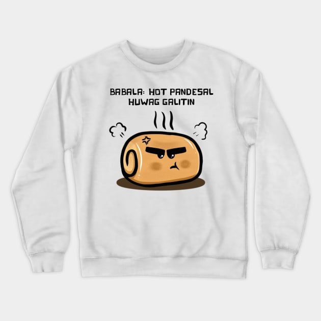 Pinoy Panaderia Classics: Hot Pandesal Crewneck Sweatshirt by Sketchbook ni Abi